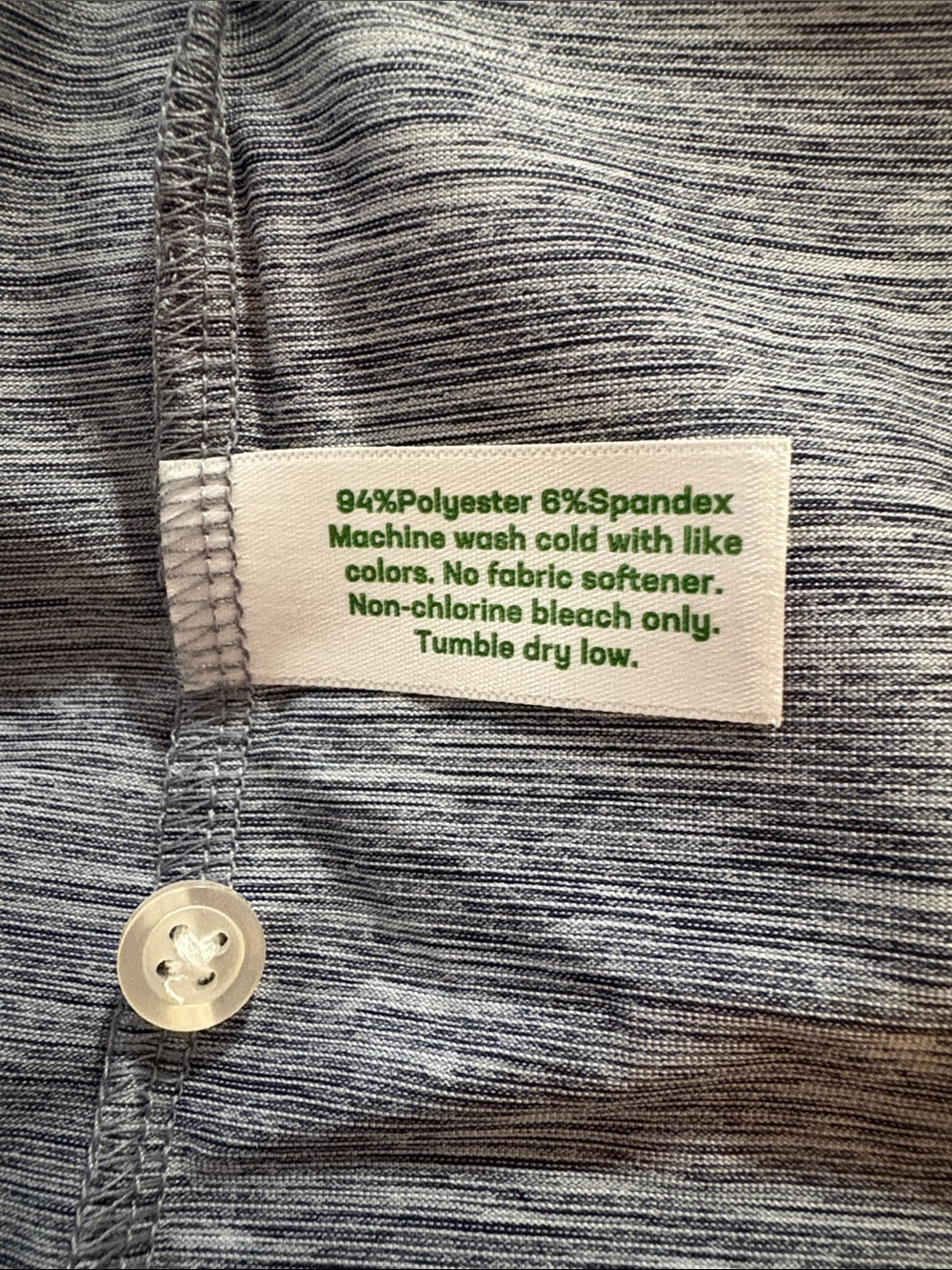 Criquet Blue Heather Polo Shirt SZ XXL NWT - Picture 4 of 4